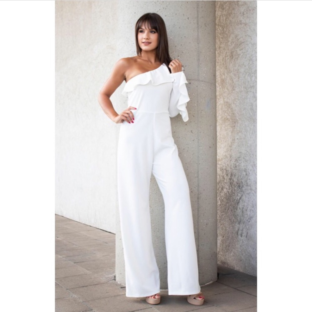 White jumpsuit